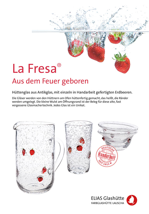 Flyer, Zertifikat Serie La Fresa