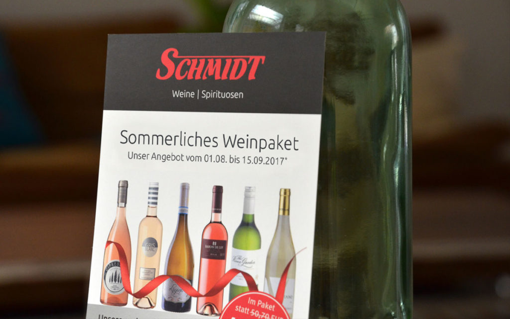 Flyer Weinpaket