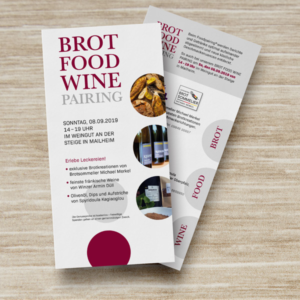 Read more about the article Flyer für Food-Pairing