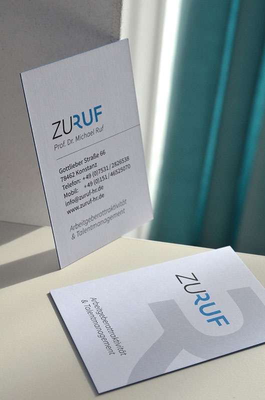 Read more about the article Visitenkarte ZURUF