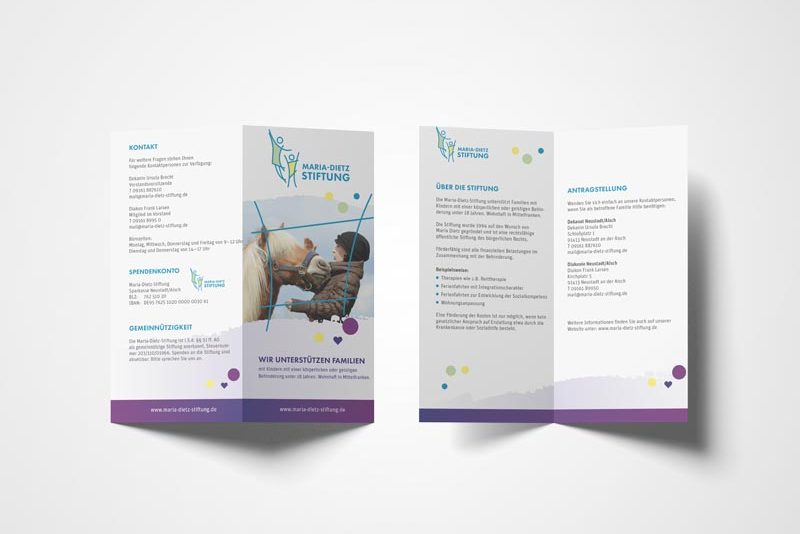 Maria Dietz Flyer Stiftung