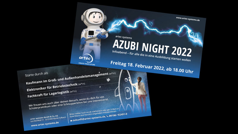 Read more about the article Flyergestaltung AZUBI NIGHT