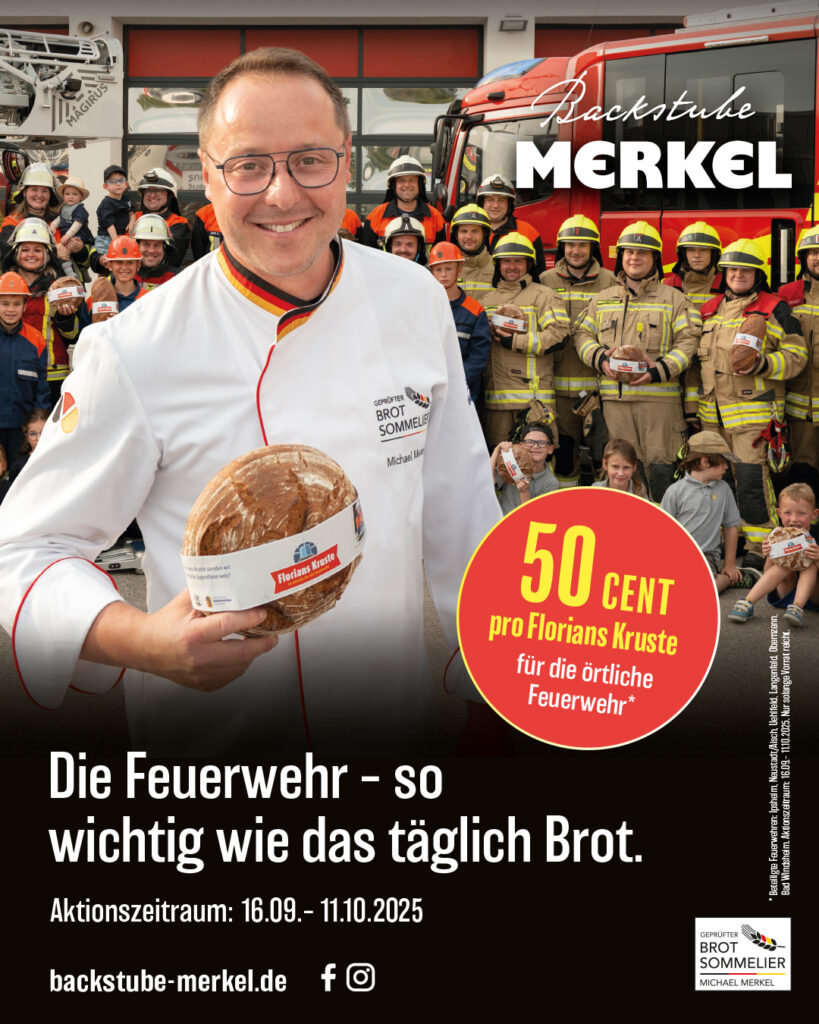 Mehr über den Artikel erfahren Aktion „Florians Kruste“: Bäckerei Merkel backt für die örtliche Feuerwehr