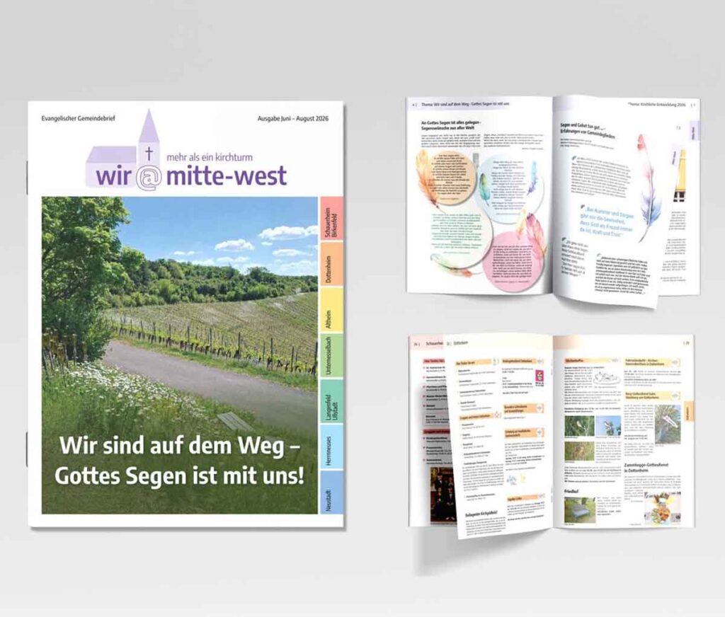 Gemeindebrief Region Mitte West Ausgabe Juni-August 2026