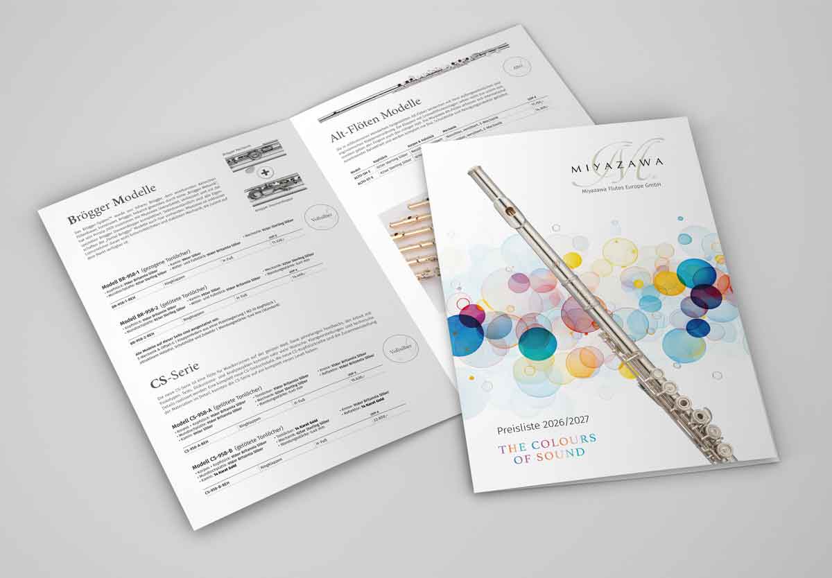 Preisliste Miyazawa Flutes Europe 2026/2027
