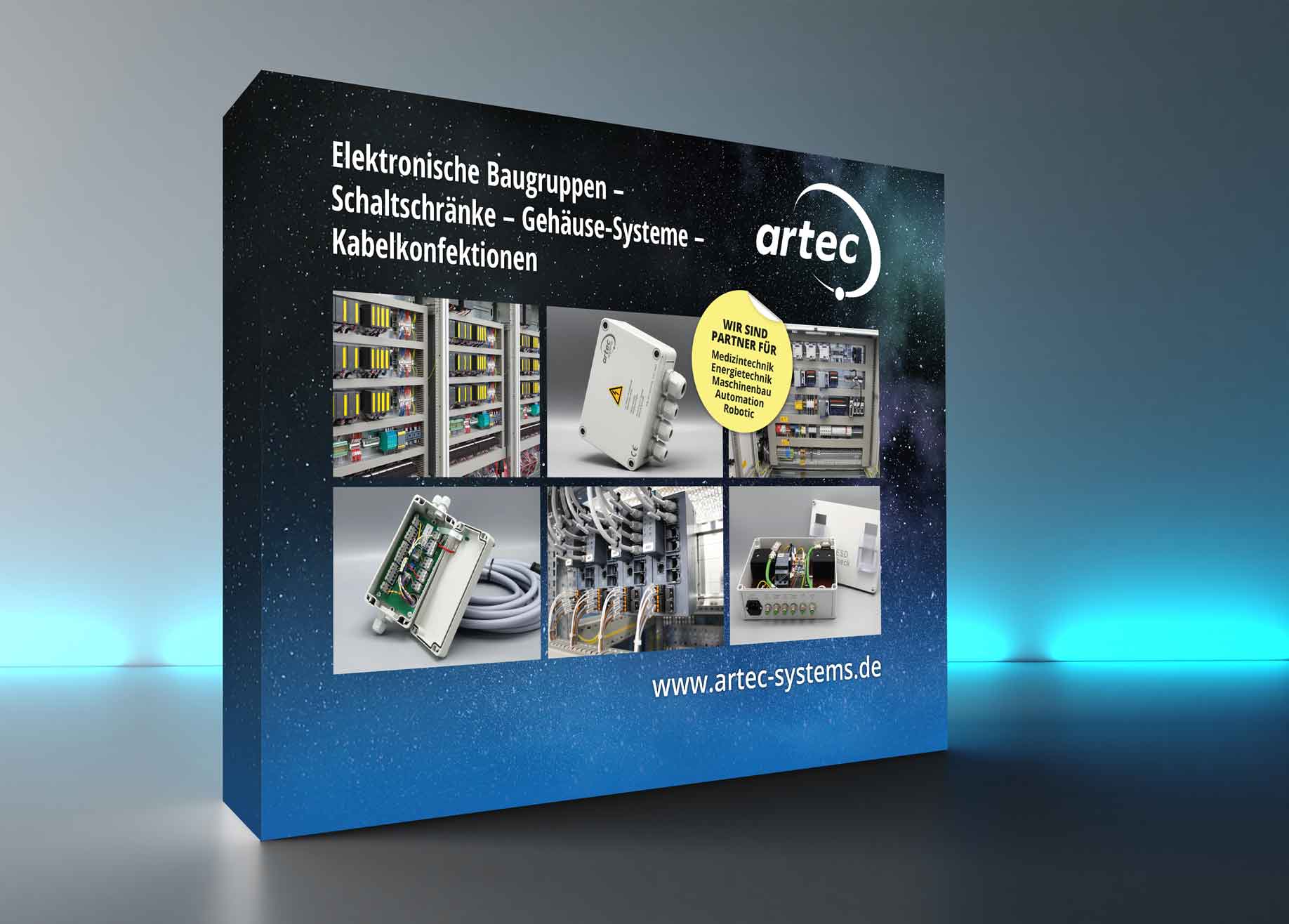 Messewand von artec Systems