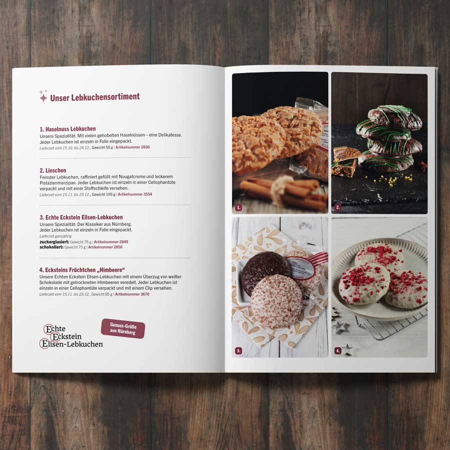 Katalog Echte Eckstein Lebkuchen 2026
