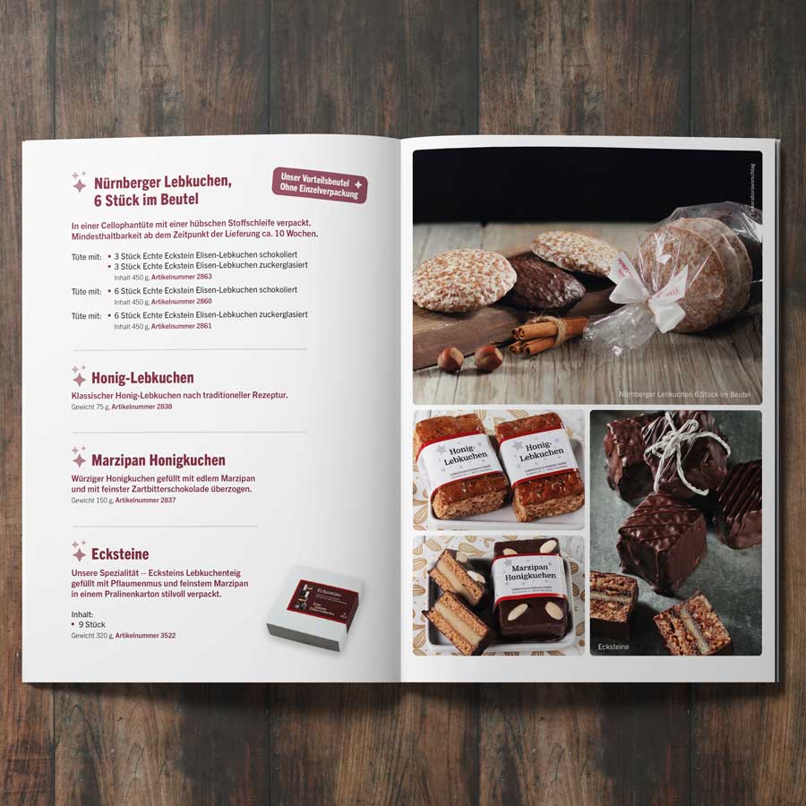 Katalog Echte Eckstein Lebkuchen 2026