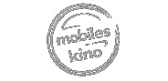 Logo "mobiles Kino" in Graustufen