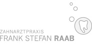 Logo "Zahnarztpraxis Frank Stefan Raab" in Graustufen