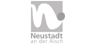 Logo "Stadt Neustadt a.d.Aisch" in Graustufen