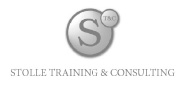 Logo "Stolle Training & Consulting" in Graustufen