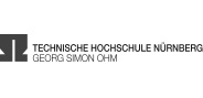 Logo "tech. Hochschule Nürnberg" in Graustufen